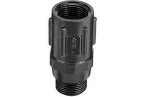 ULTECHNOVO Regolatore di pressione dell'acqua 45 PSI, 3/4" Riduttore di pressione di irrigazione a goccia Valvola a bassa portata per sistema di irrigazione a goccia
