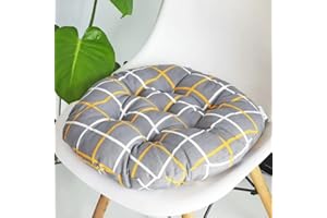 HOOWARM Quadrato/rotondo Cuscini Per Sedie 40x40cm/50x50cm/110x110cm Lounge Da Esterno Sedia Cuscino Spesso Morbido Poltrona Cuscino Per Sedia Altalena Per Cucina Pad Tatami Giardino, Ufficio ( Color : A62 ,