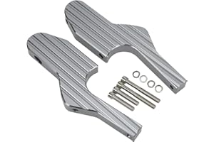 DEROR Motorrad Verlängerte Fußrasten Fußrastenverlängerung Ersatz für Vespa GTS 300ie Super Sport, Motorradzubehör