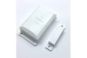 WEBASO Funk-Fensterkontaktschalter DFM-1000 (ohne Empfänger!!) mit Magnetsensor für Funk-Empfänger von DIW, Intertechno und baugleiche. Externer Kontakt für UND-/ODER-Schaltung anschließbar.