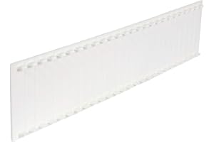 DEBFLEX - Otturatore 13 Moduli Secabili - Per Coprire Moduli Non Utilizzati Nella Tabella Elettrica - Certificato CE - Bianco