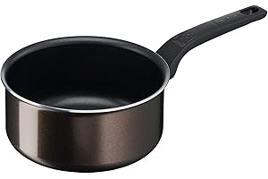 Tefal Easy Cook&Clean Casserole 18 cm, Antiadhésive, Graduations intérieures, Répartition optimale de la chaleur, Cuisson saine, Eco-responsable, Tous feux sauf induction, Fabriquée en France B5542902
