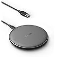 Anker Wireless Charger, PowerWave Pad for Samsung, Qi-Certified 10W Max for iPhone 13/13 Pro/12/11/SE 2020/AirPods/Galaxy S20