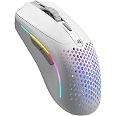 Glorious Model O 2 Mini Kablosuz Beyaz Oyuncu Faresi: 57 gram, 210 Saate Kadar Pil &Ouml;mr&uuml;, &Ccedil;ifte Kablosuz 2.4 GHz ve Bluetooth 