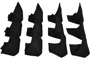 AMF Life Filz Bodenschoner 12er Set, schwarz, Kantenschutz für Bierzeltgarnitur, Festzeltgarnitur