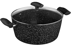 5 FIVE SIMPLY SMART JJA 111009 FAITOUT 28CM + COUV ALU FORGE REVETEMENT PIERRE, Aluminium, 28 cm