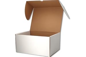 Cenoid Kartong förpackning förpackning 30 x 25,4 x 15 cm stor storlek, set med 15 postpresenter fraktlådor