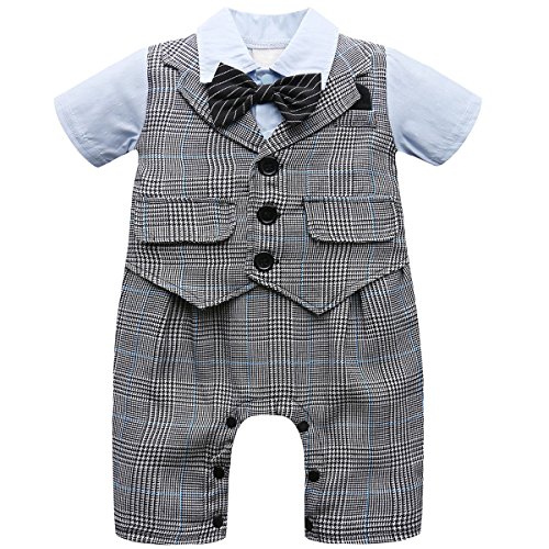 baby boy gentleman romper