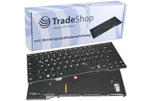 Original Tastatur Notebook Keyboard mit Hintergrundbeleuchtung Deutsch QWERTZ für Fujitsu Lifebook E448 E548 U747 U748 Serie (Deutsches Tastaturlayout)