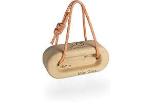 YY Vertical – Mini Crux – Multipresa de Madera para Entrenamiento de Escalada | Hangboard Ligero y Portátil para Escalada y Barra de Dominadas