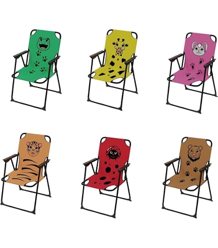 Chaise Pliante Enfant Motif La Petite Taupe – Jardin & Intérieur – Pliage Compact Et Sécurité Enfant