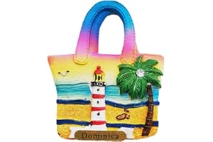 MUYU MAGNET 3D Dominika Magnes na lodówkę Podróżny Pamiątkowy Prezent Dom Kuchnia Lodówka Dekoracja Kolekcja naklejek magnetycznych