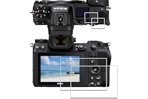 iDaPro Displayschutz schutzfolie für Nikon Z 7 Z 6 Z7 Z6 + Top Screen [2+2 Pack] gehärtetes Glas einfache Installation