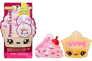 Yummiland Num Nom Body Scents Roller - Enthält 1 Num Nom, Kreiere Deinen Eigenen Duft, als Schlüsselanhänger Verwendbar, Sammle alle 10, Geeignet für Kinder ab 4 Jahren, Rosa