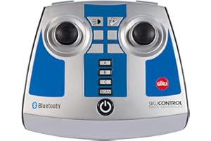 siku 6717, Bluetooth-Fernsteuermodul, Für SIKU CONTROL Liebherr R980 SME Raupenbagger mit Bluetooth-Steuerung, Kunststoff, Batteriebetrieben, Blau/Silber