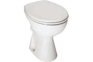 Ideal Standard Stand-WC Palaos Eurovit, V312201, Tiefspüler mit waagerechtem Abgang, Keramik, Weiß, 56754 1