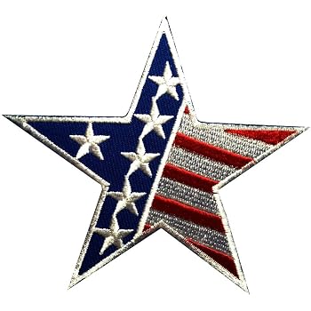 Lot De 3 Patchs Thermocollants Drapeau USA Brodés - Environ 7.5-10.5cm, Pour Vêtements Coton, Personnalisation Militaire Ou Style
