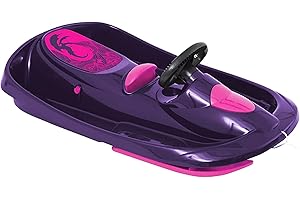 Hamax | Lenkschlitten | SNO | Kältebeständiges Polyethylen | 95 cm | CE-Zertifizierung | Action auf der Rodelbahn