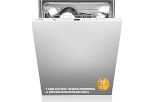COMFEE' CDWPB1215PB-EU Lave-vaisselle Entièrement Intégré avec 12 Couverts, Lavage Cloud Wash, Séchage Supplémentaire, Lave-vaisselle Encastrable avec Démarrage Différé, Lavage Rapide - Blanc