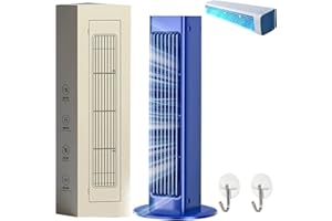 CHENRI Breezamax, Breeze Max Air Cooler, Qinux Brizaac Climatiseur, 2025 climatiseurs portables améliorés, mini Refroidisseur d'air sans perçage à 3 vitesses pour chambre à coucher et bureau (Bleu)