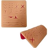 Surgical Sewing Set 2 Suture Needle Gift Cut Suture Training Set 19 x 18 Cm