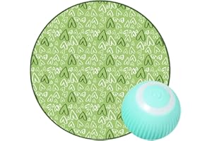 HOVCEH 2 in 1 Simulated Interactive Hunting Cat Toy, Interactive Hunting Cat Toy, Interactive Pet Toys Ball Fast Rolling In Pouch, Cat Toy Ball Under A Mat