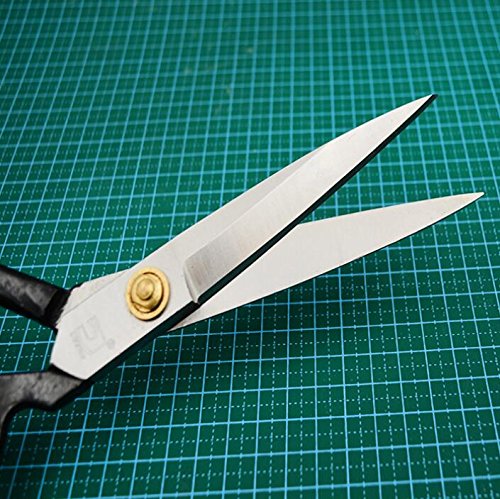 Buwico® Professional Heavy Duty Edelstahl Kleidung Tailor Schere schneidern Tailor Stoff Scheren 20,3 cm/22,9 cm/27,9 cm, schwarz, 28 cm - 5
