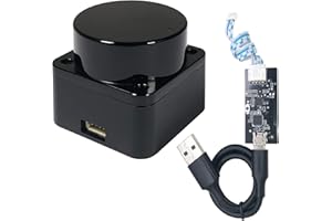 INNOMAKER Lidar Radar DTOF intégré à 360 degrés de balayage omnidirectionnel 25 000 lux Résistance TOF Plage de temps de vol Compatible ROS/ROS2