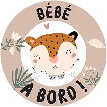 Autocollant Bébé à Bord 13x18cm - Magnet Voiture Personnalisable Haute Qualité