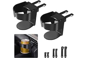 EACHPT Portabicchieri Auto,Auto Portabevande 2 Pezzi,Supporto per Bocchette dell’Aria dell’auto, Portabicchieri per auto Regolabili,per posacenere per bevande e caffè Thermos
