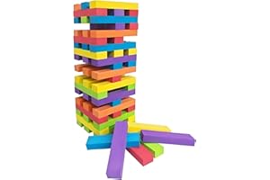 Quickdraw Géant Mousse Eva Blocs Coloré Jeu de Briques à Empiler Jeu pour Enfants Intérieur Extérieur Jardin Famille Amusant
