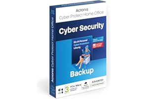 Acronis Cyber Protect Home Office 2023 , Advanced , 500 GB Cloud-Space , 3 PC/Mac , 1 Year , Windows/Mac/Android/iOS , Internet Security with Backup , Activation Code by post