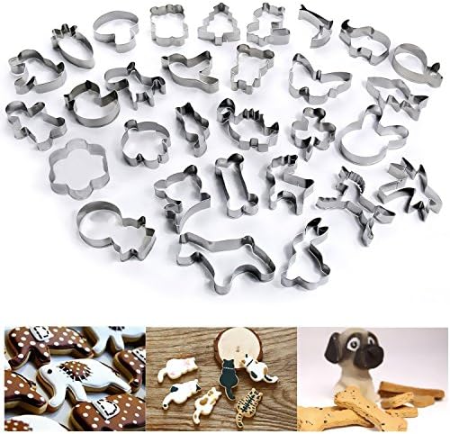 Stainless Steel Cartoon Biscuit Cookie Cutter Set - 30 Piece