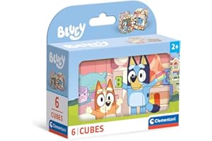 Clementoni Bluey Puzzle dla dzieci - gra zręcznościowa dla dzieci od 3 lat - zabawka sensoryczna i motoryczna Puzzle Disney firmy Clementoni 40662