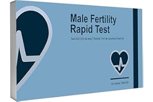 HEALTHY STUFF ONLINE Male Fertility Test Sperm Check Test to Indicate Low to Normal Sperm Count Fertility Monitor Test for Men with Sperm Collection Cup (Pack of 1)