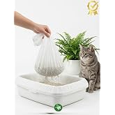 3'l&uuml; Elekli Kedi Kumu Filtresi Poşeti (80x120 cm Jumbo Boy), Lastikli ve Yırtılmaz Kedi Tuvaleti Temizleme Filesi, A&ccedil;ık ve Ka