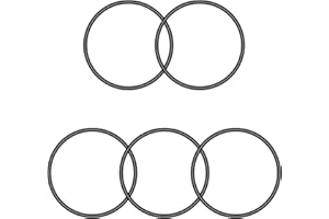 Othmro 10pcs Rubber O-Rings, Nitrile Rubber Washers O Ring, 34mm OD 31mm ID 1.5mm Width, Seal Rings for Plumbing