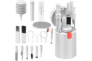 Keyboard Cleaner Brush,BLOOOK 20 in 1 Keyboard Cleaning Brush Kit,Multifunctional Keyboard Earphone Cleaner with KeyCaps Puller,for Gaming Mechanical Keyboard Airpods 2/pro