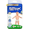 Bumtum Baby Diaper Pants, XXL Size, 52 Count, Double Layer Leakage Protection Infused With Aloe Vera, Cottony Soft High Absorb Technology