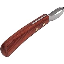 Farrier Hoof Trimming Cutter Double à Bords Manche en Bois
