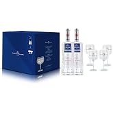 Martin Miller's Gin - Gift Pack: 2 Bottles of 70 cl + 4 Exclusive Glasses | For Gin Tonic and Sophisticated Cocktails