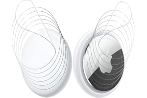 NEWZEROL 12 Stück Schutzfolie Kompatibel für AirTag, 6 Oberflächenfolie + 6 Rückseitenfolie Kratzfest [Beide Seiten Abdecken] Blasenfrei Maximaler Schutz TPU Kristallklare Flexible Folie