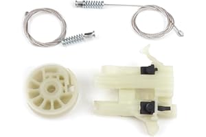 Bross Auto Parts BWR5231FBA Kit de réparation de lève-vitre, porte avant gauche 68070267AD Compatible avec Fiat 500 2007-On