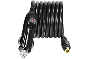 HELPERS LAB DC 7909 8 mm ładowarka samochodowa zasilacz 12 V 24 V kabel do stacji zasilania Bluetti Goal Zero Yeti Jackery przenośny Explorer Suaoki i więcej 14AWG