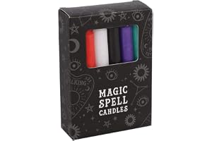 LAVERNE PACK OF 12 MIXED SPELL CANDLES, Ritual Candles for Spiritual Practices