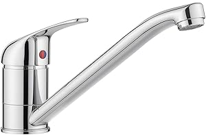 JASSFERRY Jass Ferry Robinet de cuisine traditionnel monobloc avec bec pivotant Chromé