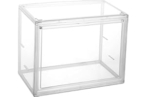 Flearitzo Vetrinetta Espositiva - Vetrinetta Per Collezionismo Modellini con Porta per Vetrina Espositiva adatto per riporre figure da collezione, libri, cosmetici, scarpe e borse - 36x22x27cm