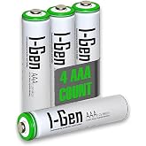 I-Gen B110 4 Adet AAA 650 Mah Şarj Edilebilir İnce Kalem Pil 1.2V Ni-MH Şarjlı Pil