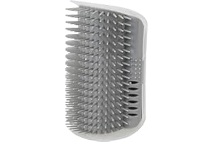 PANKHA Toiletteur automatique pour chat, brosse de toilettage douce pour chat, peigne de massage d'angle mural, grattoir d'angle mural, peignes de massage pour chats à fourrure courte et longue, jouets de ma
