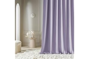 ‎ROOM99 ROOM99 Vorhang mit Kräuselband Aura 140 x 250 cm Breite x Höhe Schiebegardinen Modern Curtain Wohnzimmer Schlafzimmer LILA, 1 Stück
